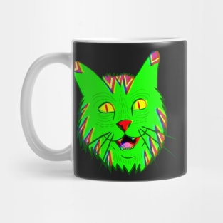 The Laughing Cat (Glitchy Version) Mug